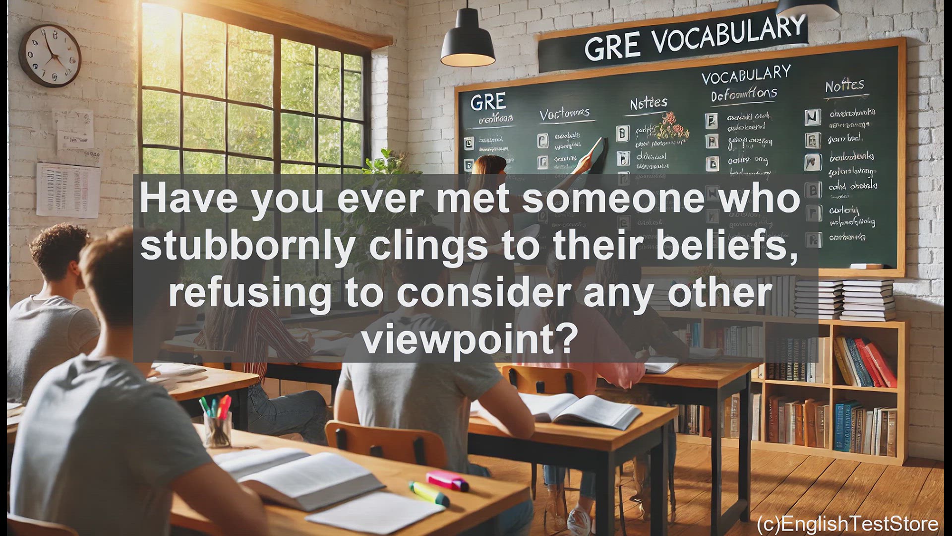 'Video thumbnail for GRE Vocabulary Lesson: Exploring the Meaning and Usage of 'Doctrinaire''