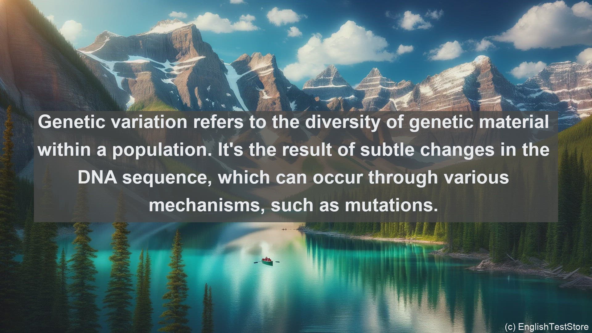 'Video thumbnail for Genetic variation in science  definition and examples'