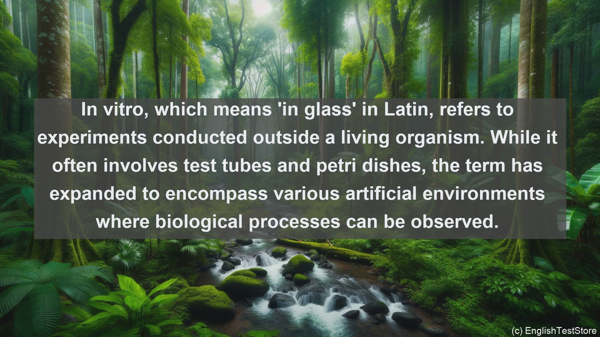 'Video thumbnail for In vitro in science  definition and examples'