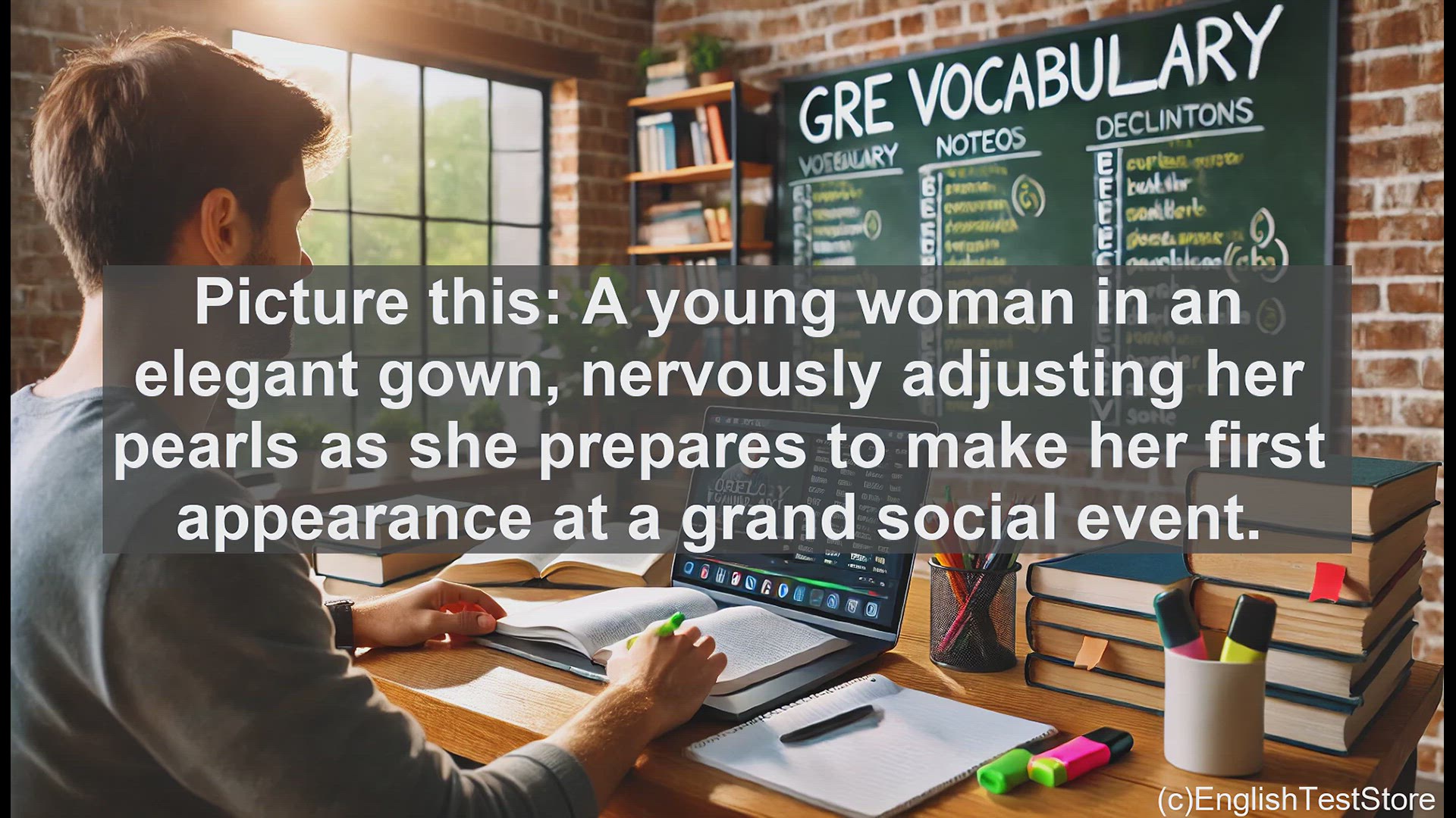 'Video thumbnail for GRE Vocabulary Lesson: The Debut of a Debutante'