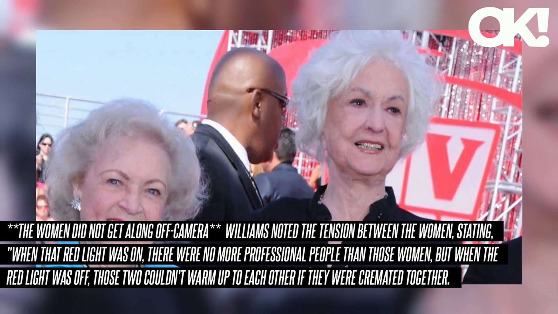 'Video thumbnail for Bea Arthur Called Betty White a 'C--- Multiple Times,' 'Golden Girls' Co-Producer Claims About Their'