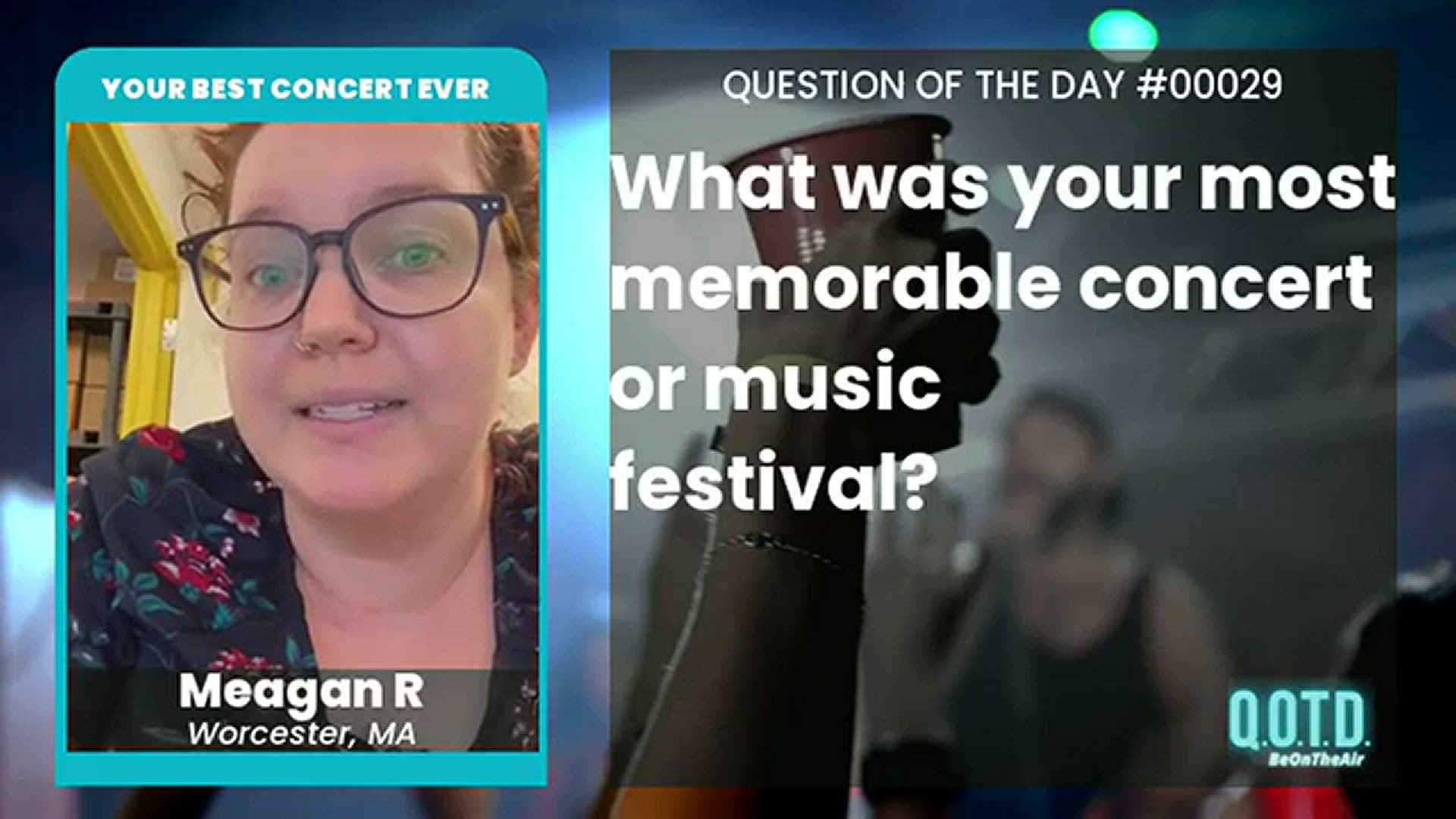 Video thumbnail for Pink and NSYNC were Meagan's first, and most memorable, concert. A trend-setter!