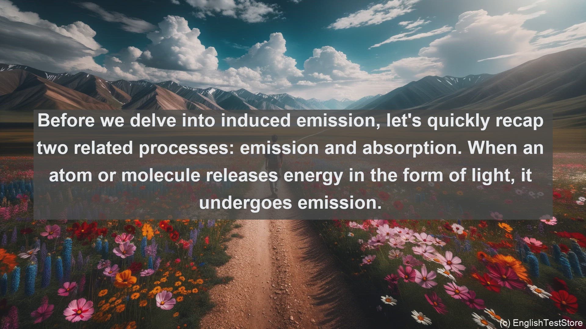 'Video thumbnail for Induced emission in science  definition and examples'