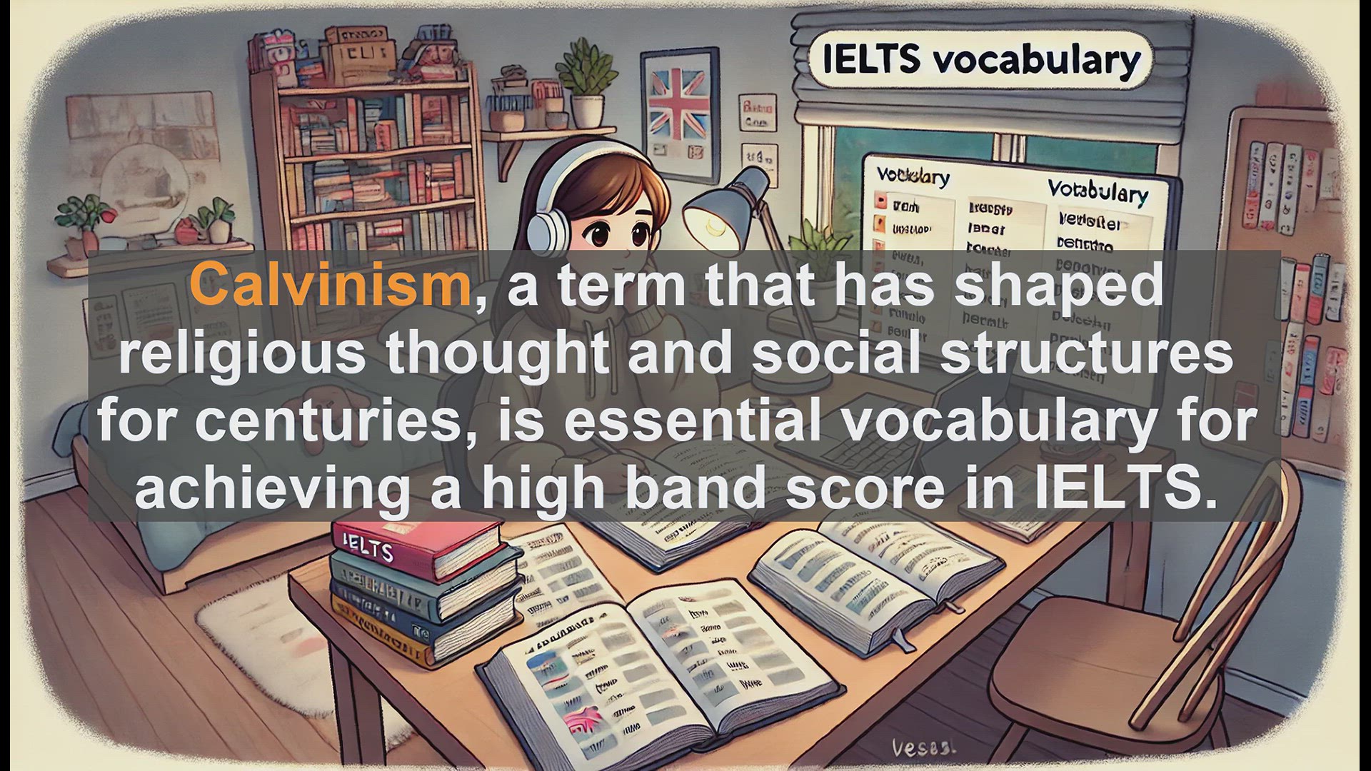 Video thumbnail for 2000 Must Know IELTS 9.0 Vocabulary - Calvinism: Key Concept for IELTS Success