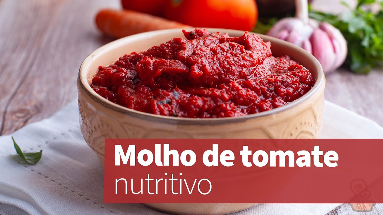 'Video thumbnail for Molho de tomate assado SUPER NUTRITIVO!'