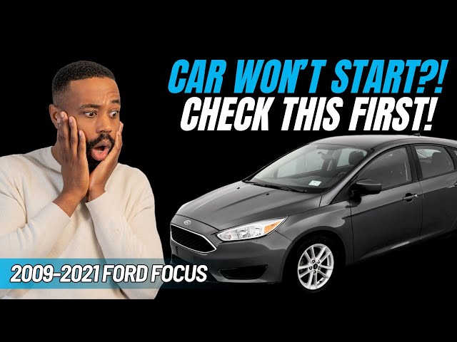 Video thumbnail for Ford Focus Won’t Start? CHECK THIS FIRST! 🔧 Starter Fuse & Relay Fix (2009-2021)
