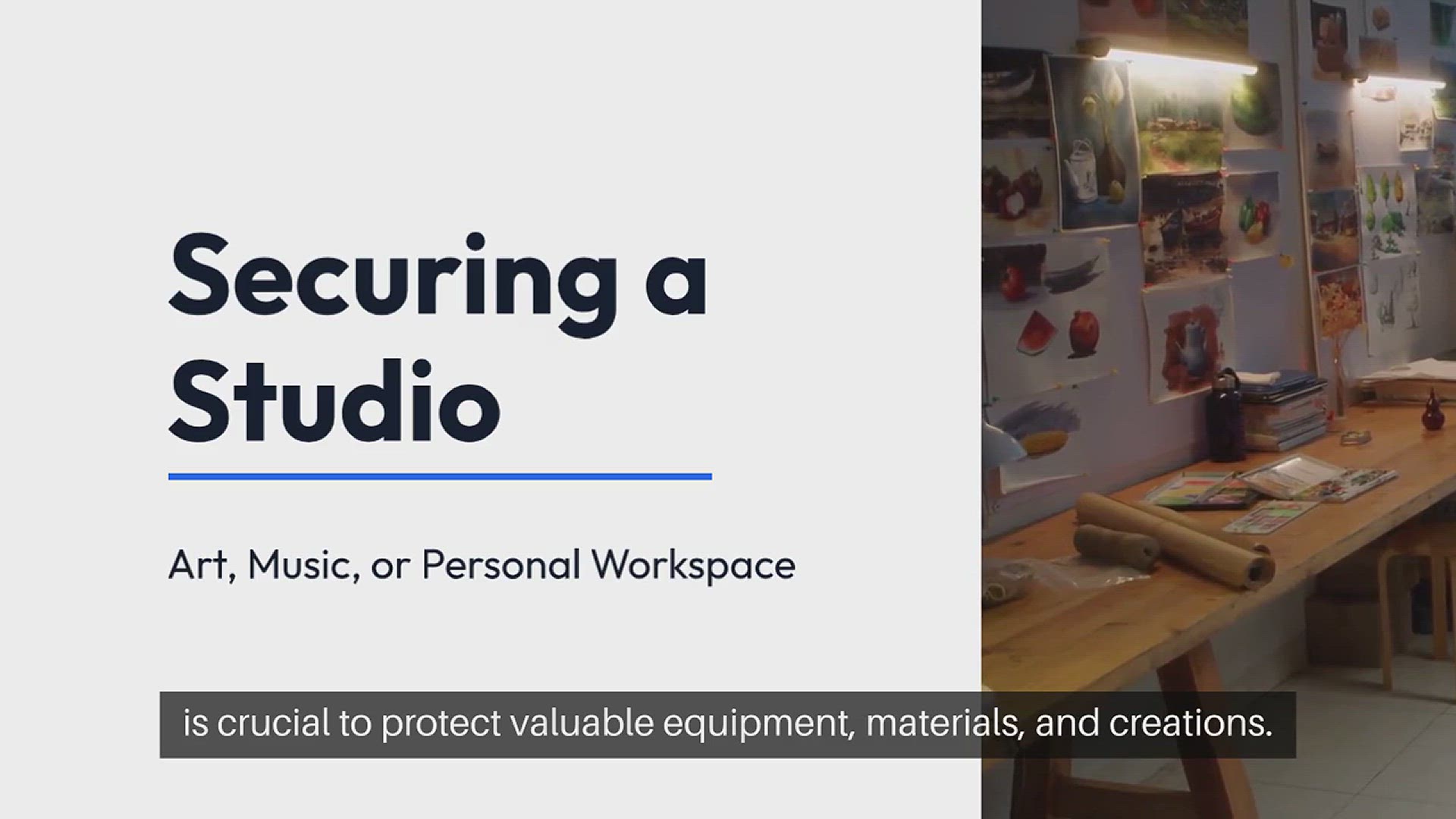 Video thumbnail for Home Security Tips For Studios