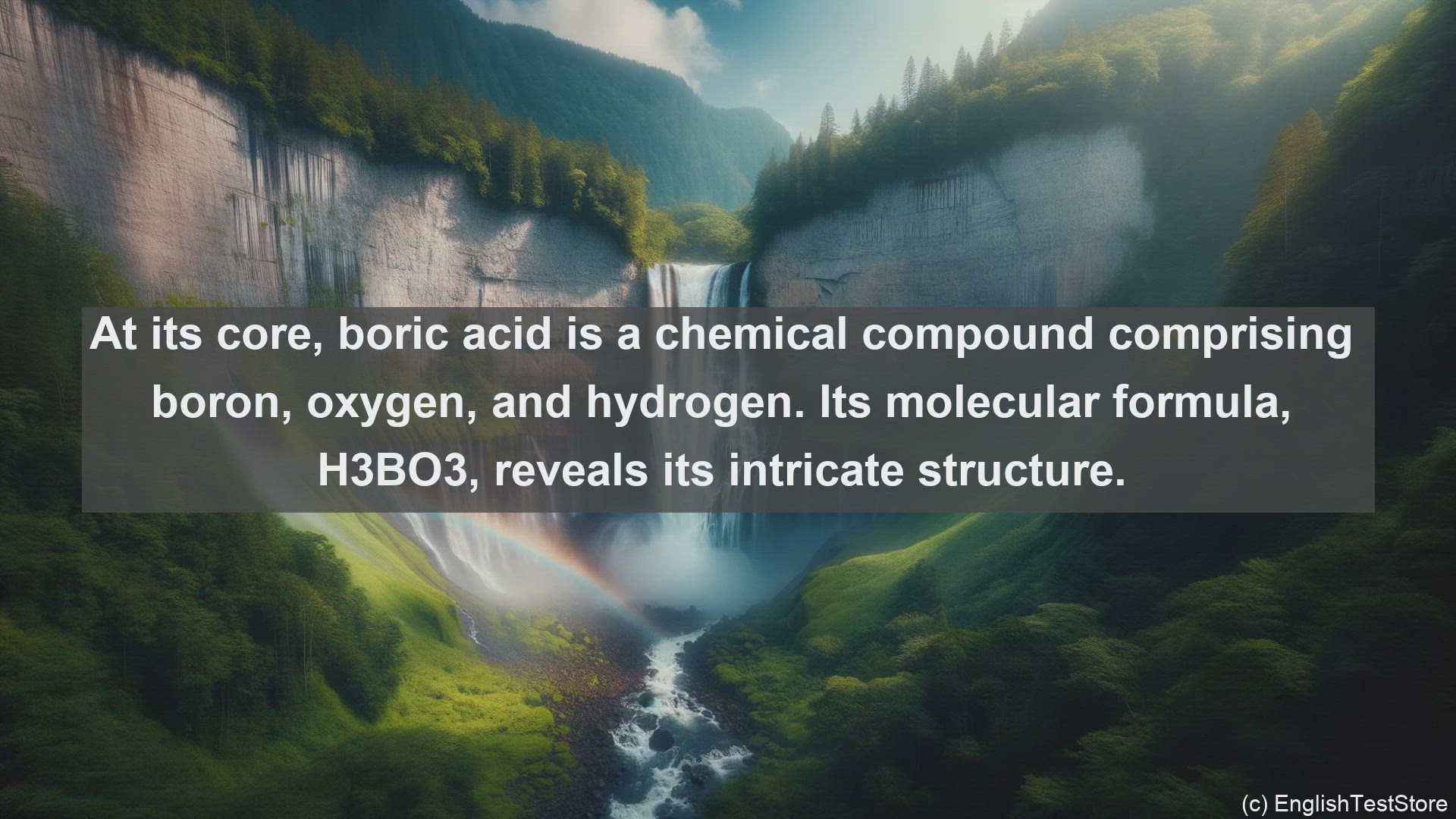 'Video thumbnail for Boric acid in science  definition and examples'