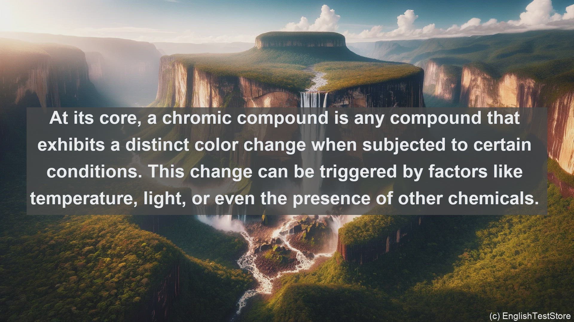 'Video thumbnail for Chromic compounds in science  definition and examples'
