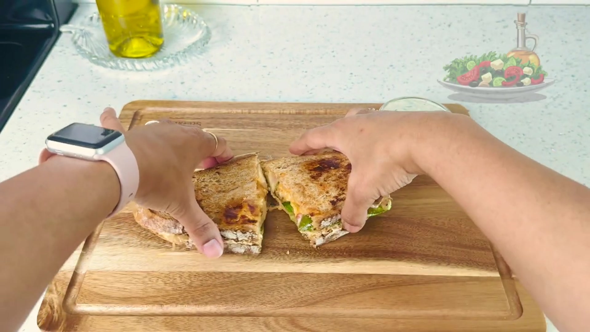 Video thumbnail for Paneer Sandwich with a Shawarma Twist _ High Protein_ Delicious Recipe _ NEW Voiceover Tutorial_(720P_HD)