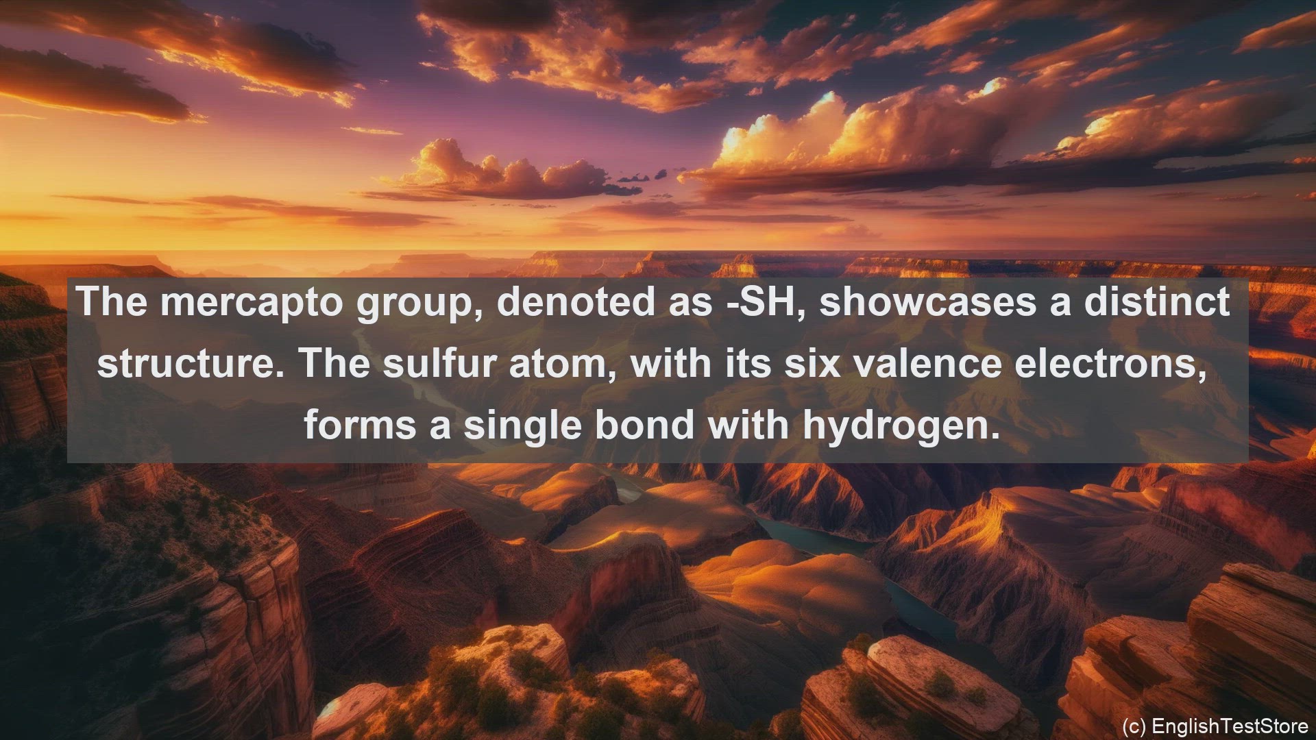 'Video thumbnail for Mercapto group in science  definition and examples'