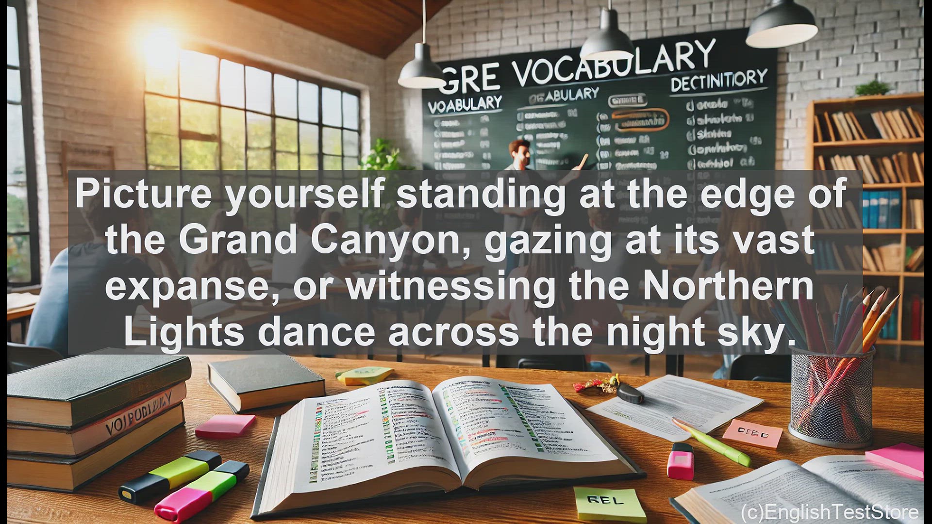 'Video thumbnail for GRE Vocabulary Lesson: Exploring the Powerful Emotion of Awe'