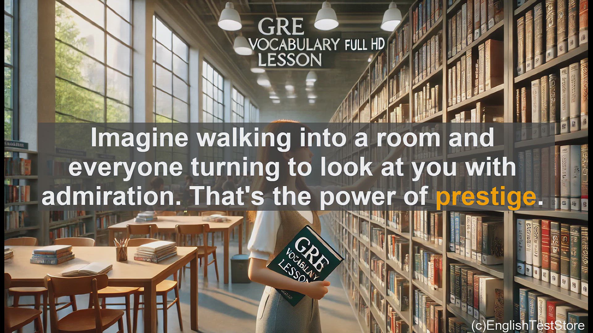 'Video thumbnail for GRE Vocabulary Lesson: The Power of Prestige - Elevating Your GRE Vocabulary'