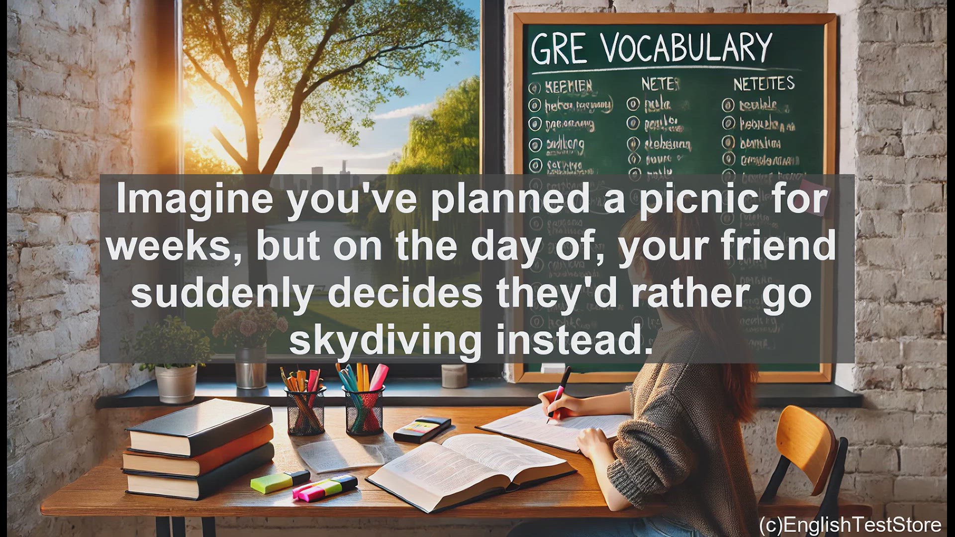 'Video thumbnail for GRE Vocabulary Lesson: GRE Vocabulary - Understanding and Using 'Caprice''