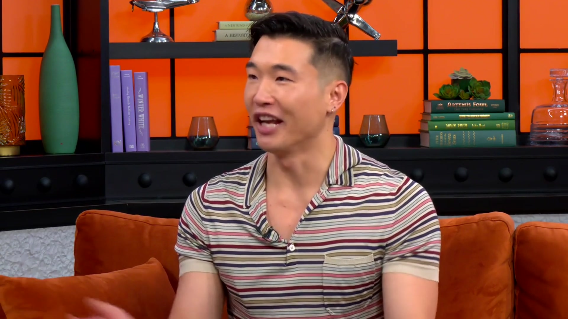 'Video thumbnail for Joel Kim Booster Doubts A Male Version Of 'Bravo's Love Hotel' Could Work'