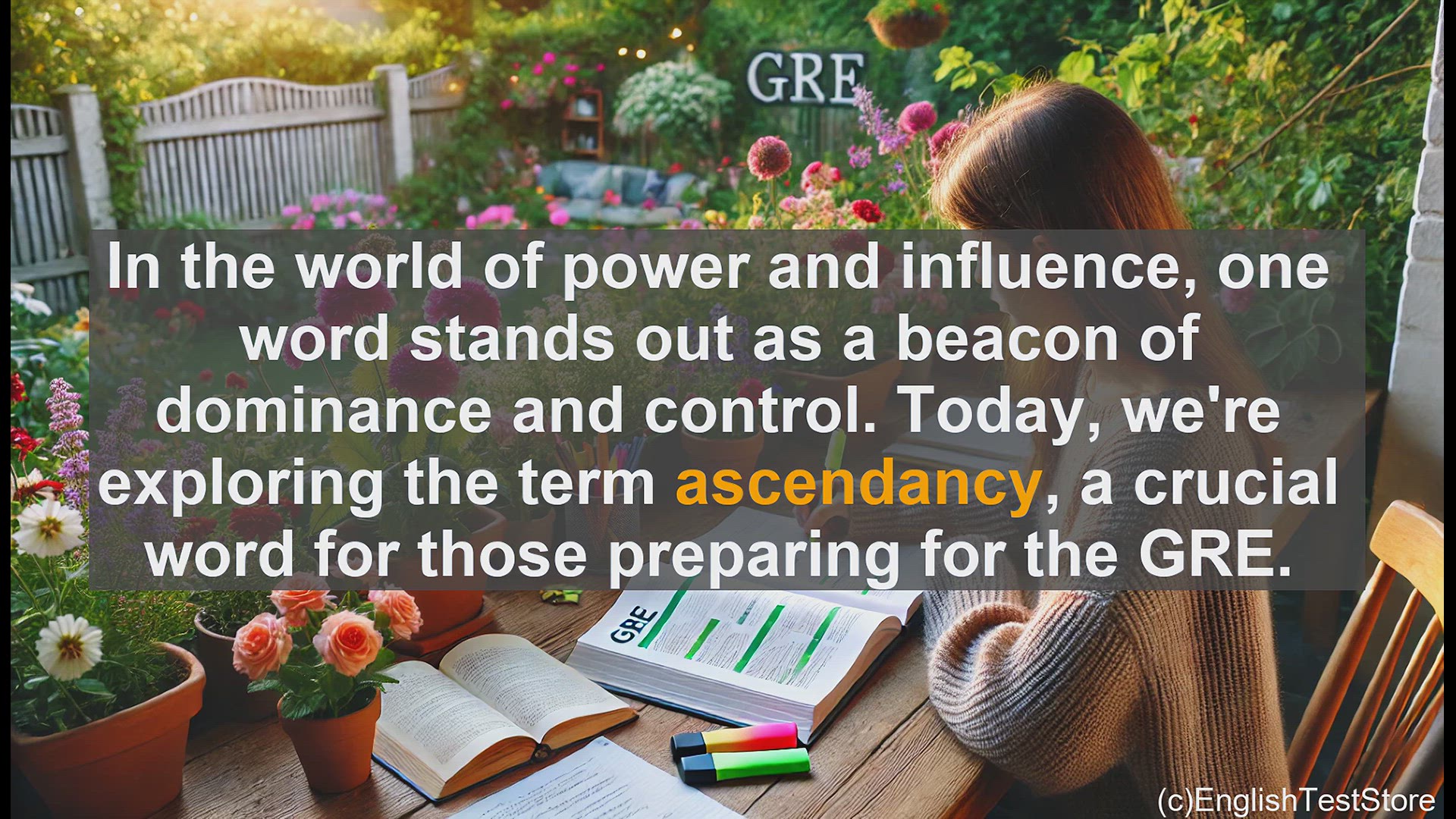 'Video thumbnail for GRE Vocabulary Lesson: Ascendancy - Mastering the Language of Power and Influence for the GRE'