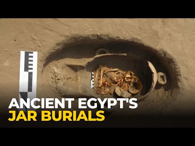 'Video thumbnail for Ancient Egypt's Jar Burials: Unraveling the Secrets of Rebirth and the Afterlife'