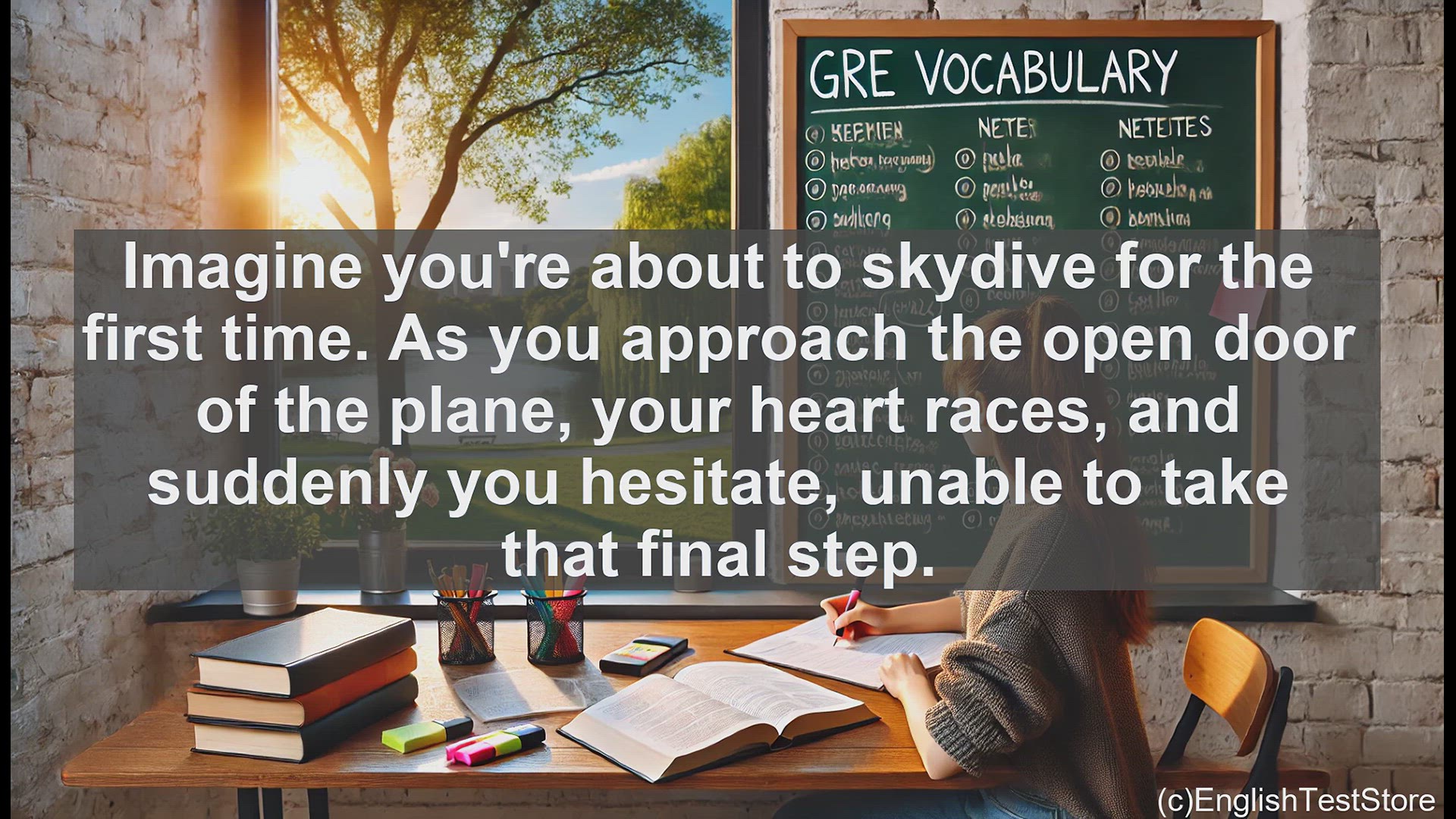 'Video thumbnail for GRE Vocabulary Lesson: Overcoming Hesitation - The Art of Conquering the Balk'