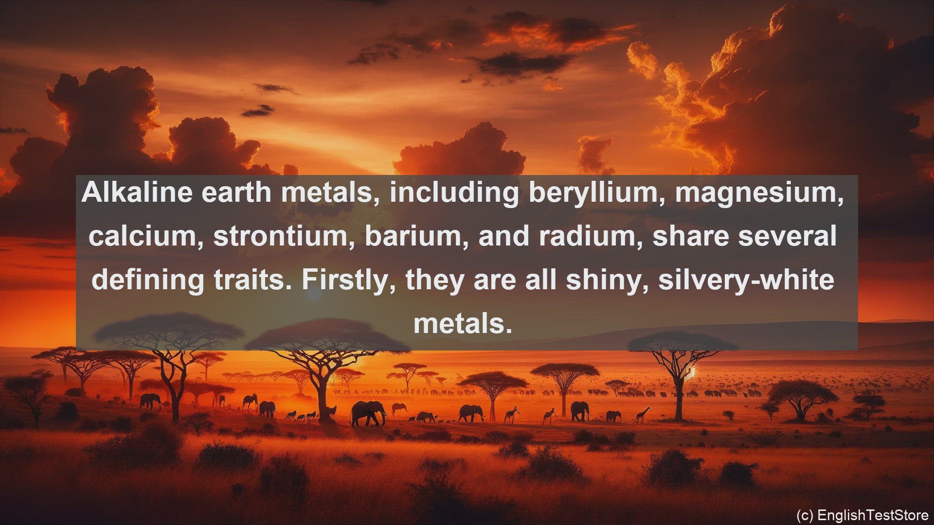 'Video thumbnail for Alkaline earth metals in science  definition and examples'