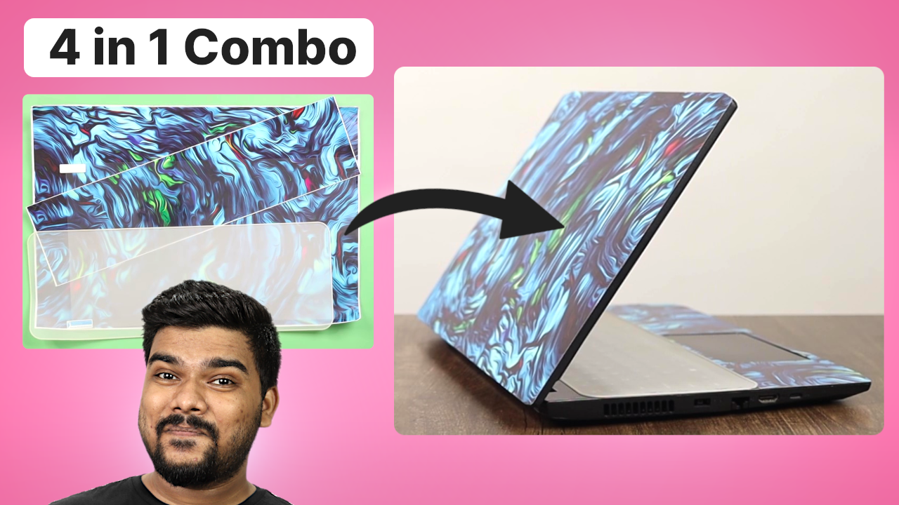 'Video thumbnail for 4 in 1 Laptop Protection Accessories Combo (15.6 inch)'