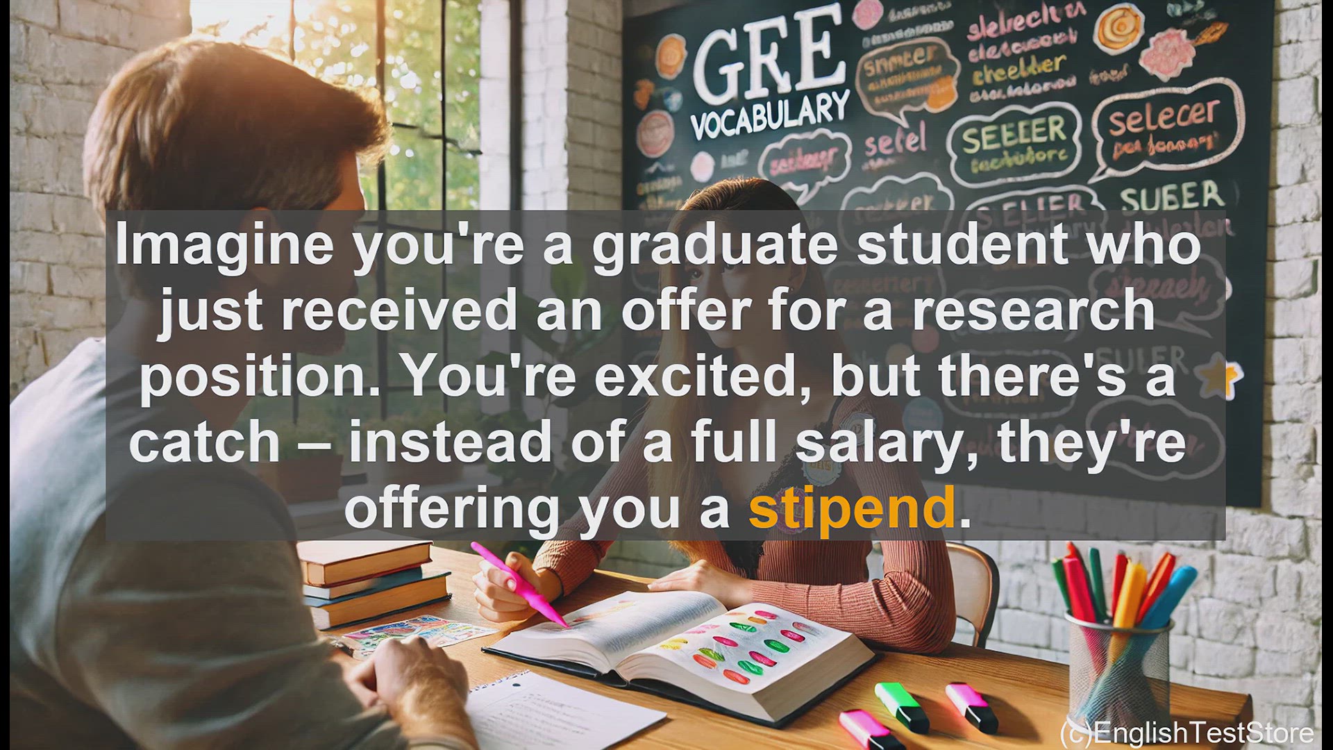 'Video thumbnail for GRE Vocabulary Lesson: Understanding the Meaning of Stipend for GRE Vocabulary'