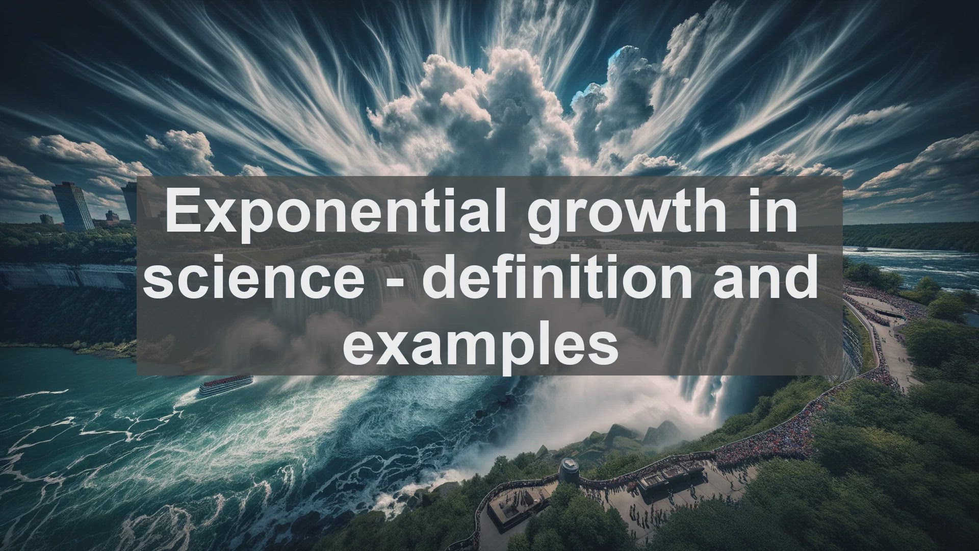 'Video thumbnail for Exponential growth in science  definition and examples'