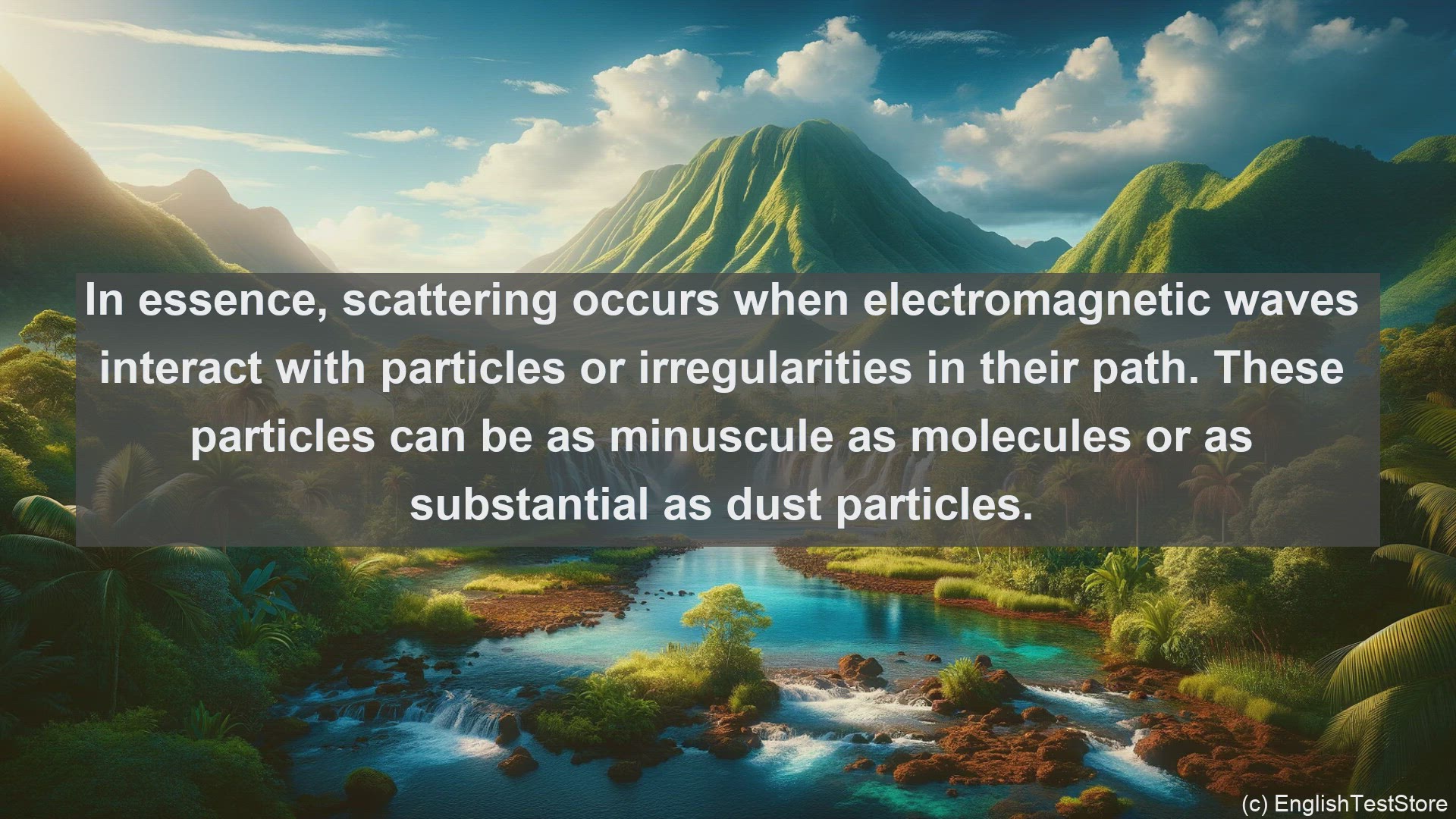 'Video thumbnail for Scattering of electromagnetic radiation in science  definition and examples'