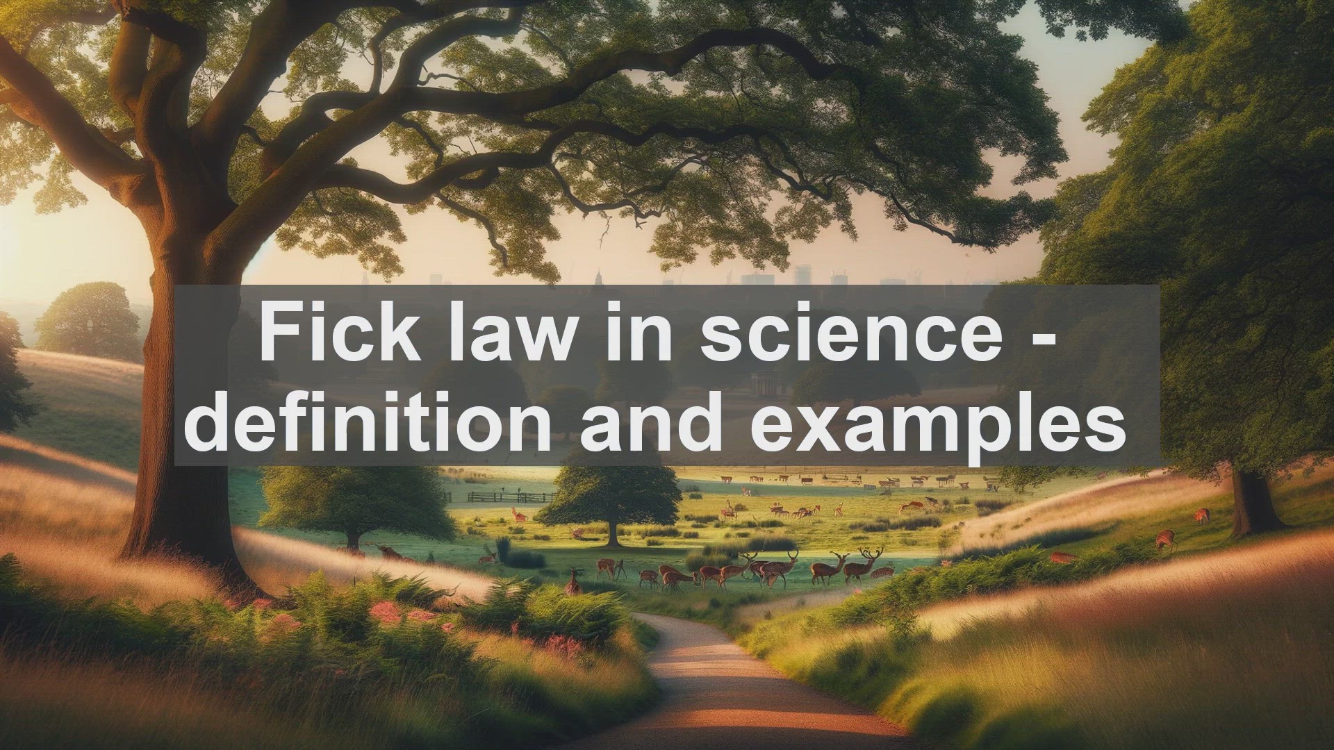 'Video thumbnail for Fick law in science  definition and examples'