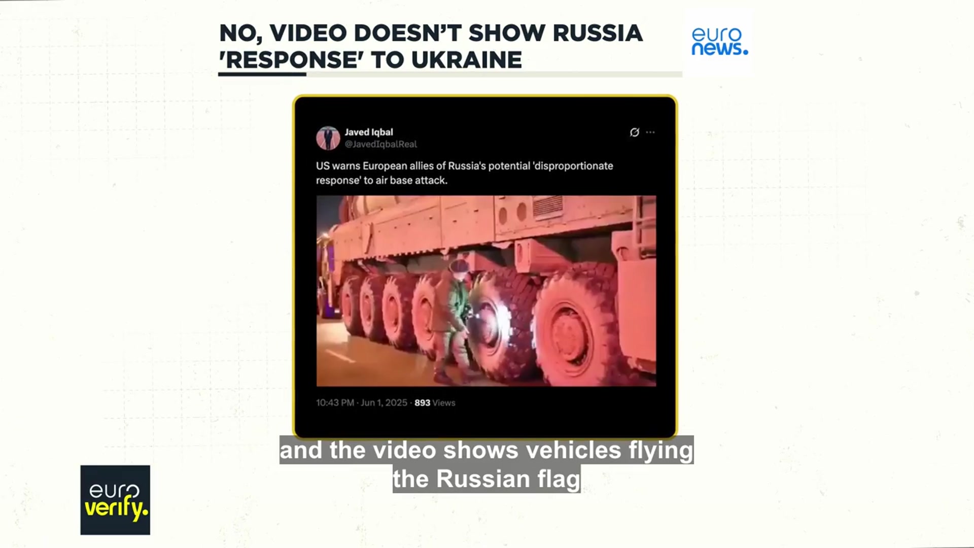 'Video thumbnail for Fact-check: Moscow parade video does not show preparations for attack on Ukraine'