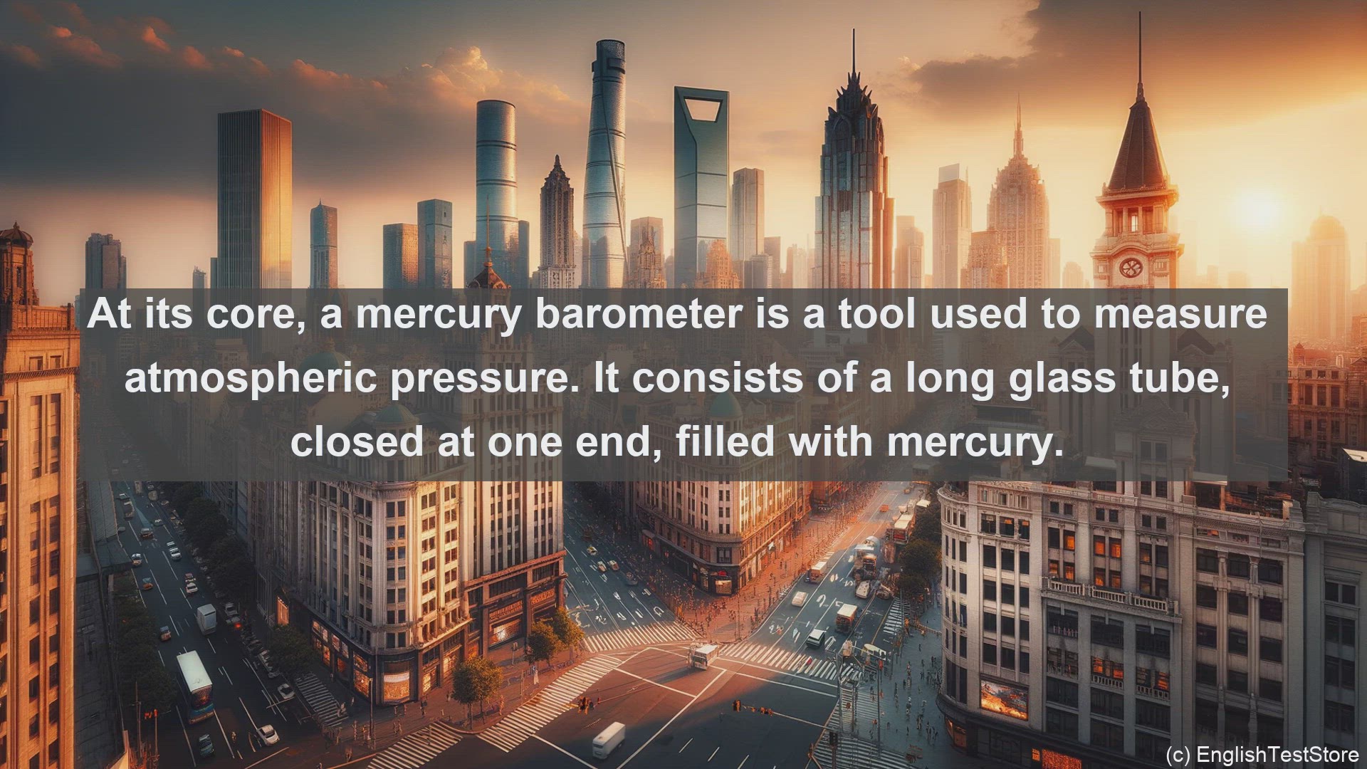 'Video thumbnail for Mercury barometer in science  definition and examples'