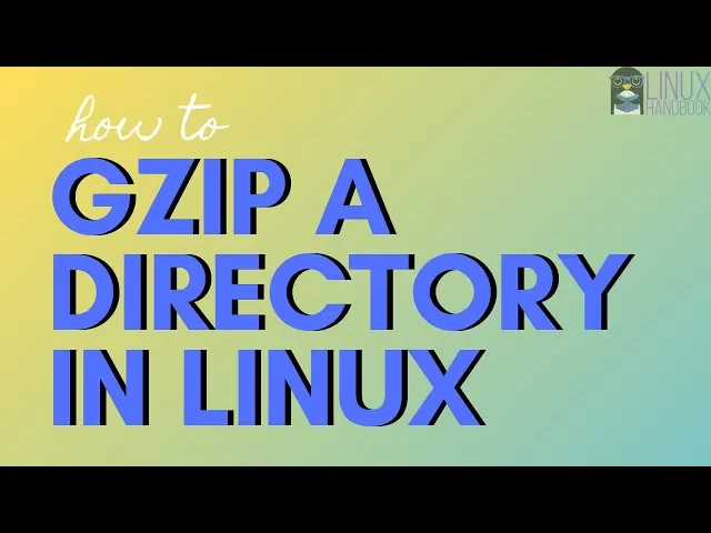 'Video thumbnail for How to Gzip a Directory in Linux Command Line'