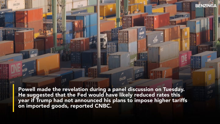 'Video thumbnail for Jerome Powell Says Trump's Tariffs Deterred Fed From Easing Monetary Policy—July Decision To Depend On 'Data'- 'Wouldn't'