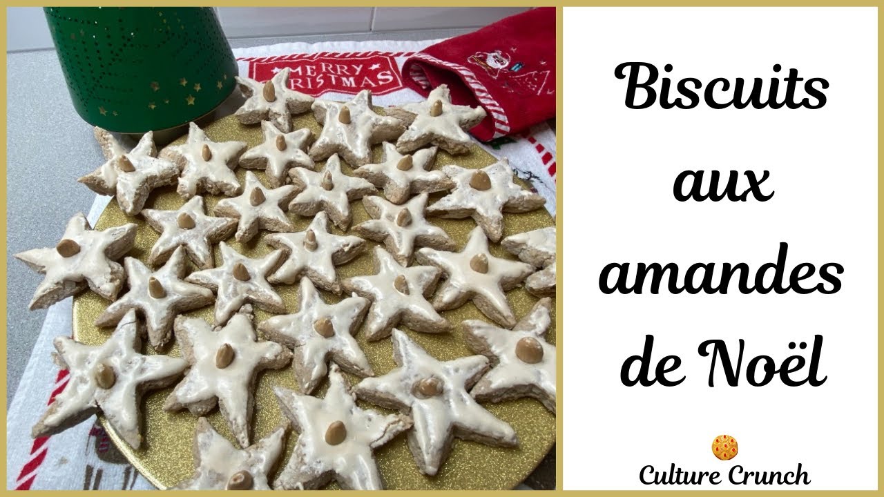Video thumbnail for LES BISCUITS DE NOËL AUX AMANDES