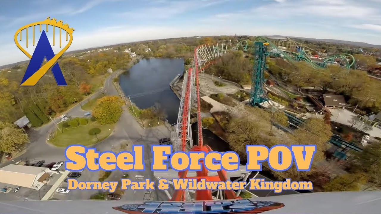 'Video thumbnail for Steel Force Roller Coaster POV from Dorney Park'