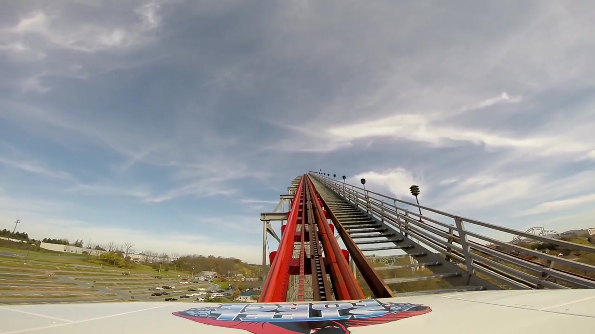 'Video thumbnail for Steel Force Roller Coaster POV from Dorney Park'