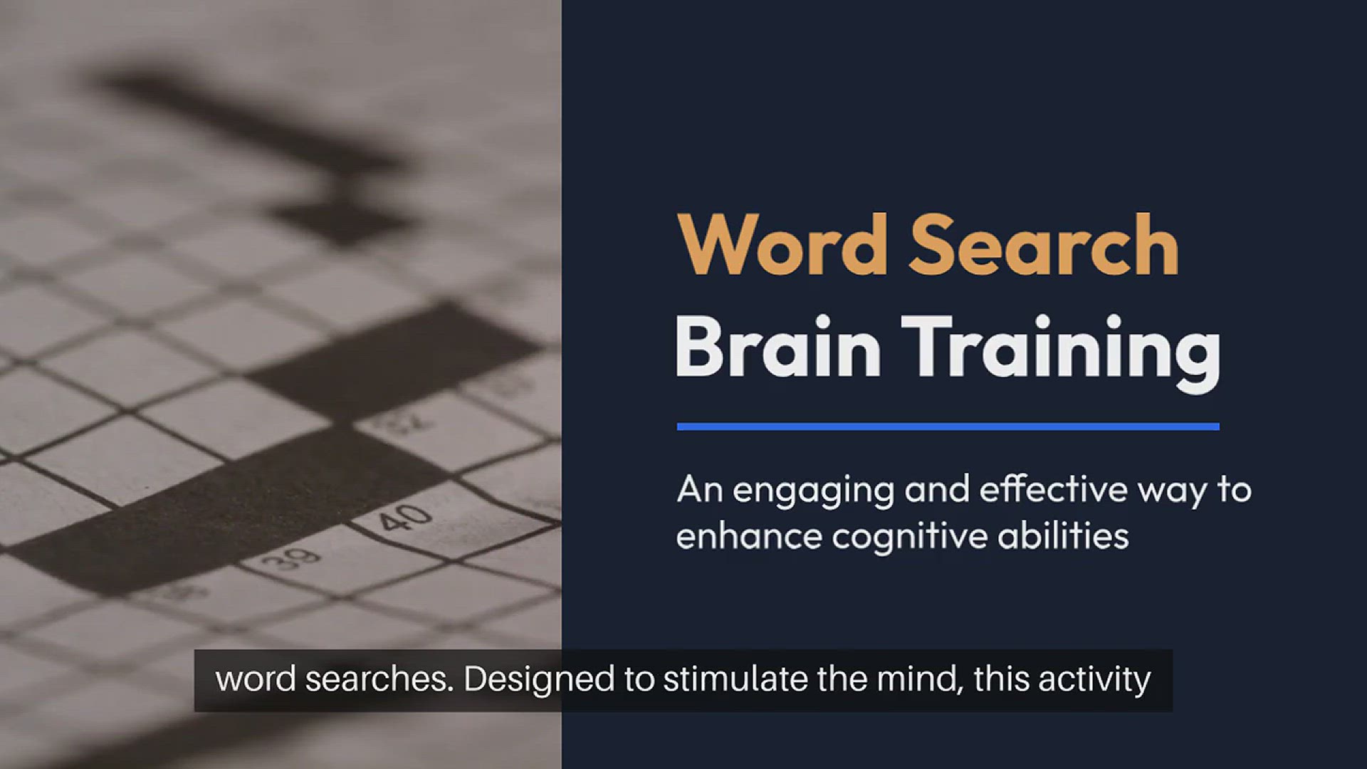 Video thumbnail for Word Search Brain Training