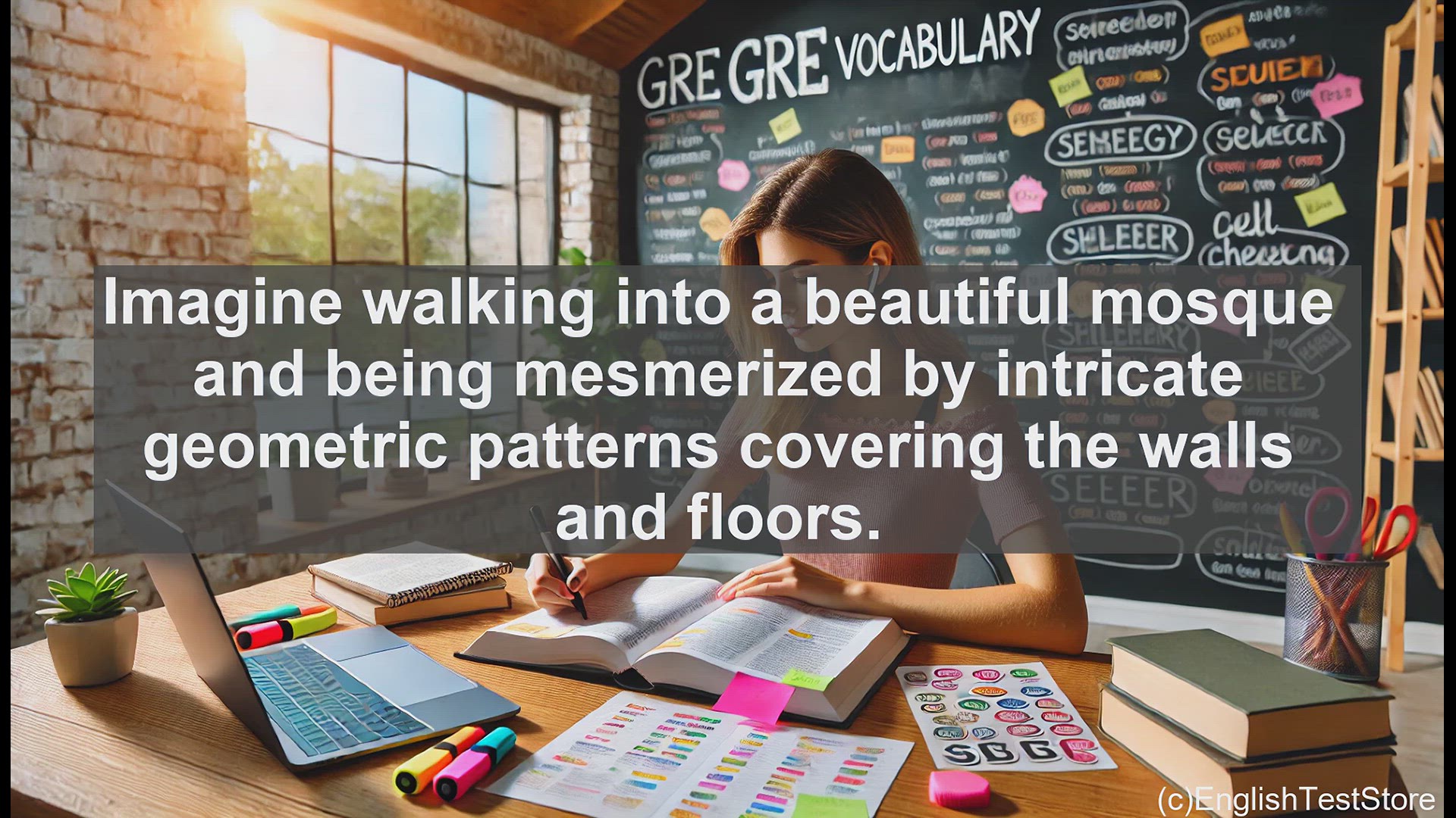 'Video thumbnail for GRE Vocabulary Lesson: Tessellated - Exploring Patterns in Art, Nature, and Language'