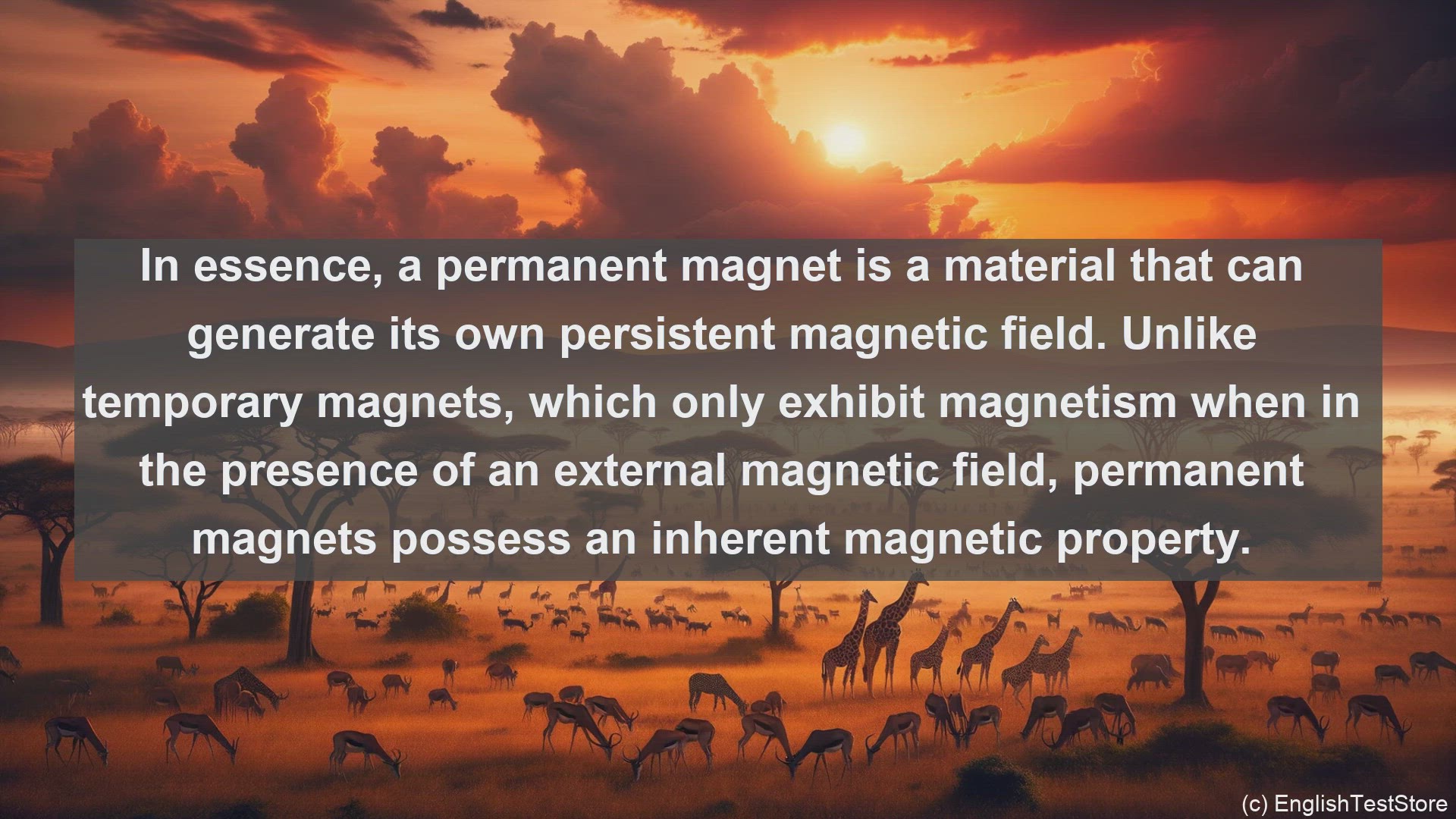'Video thumbnail for Permanent magnet in science  definition and examples'