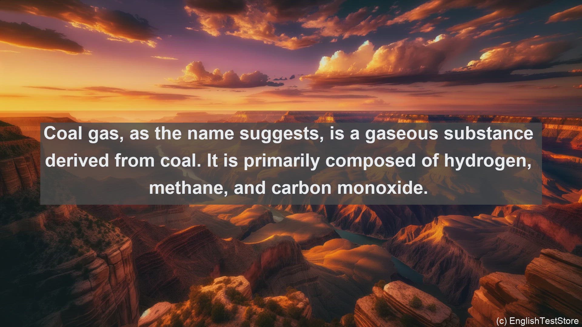 'Video thumbnail for Coal gas in science  definition and examples'