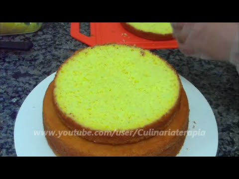 'Video thumbnail for BOLO PÃO DE LÓ SIMPLES PROFISSIONAL PERFEITO PARA TORTAS E BOLOS DECORADOS'