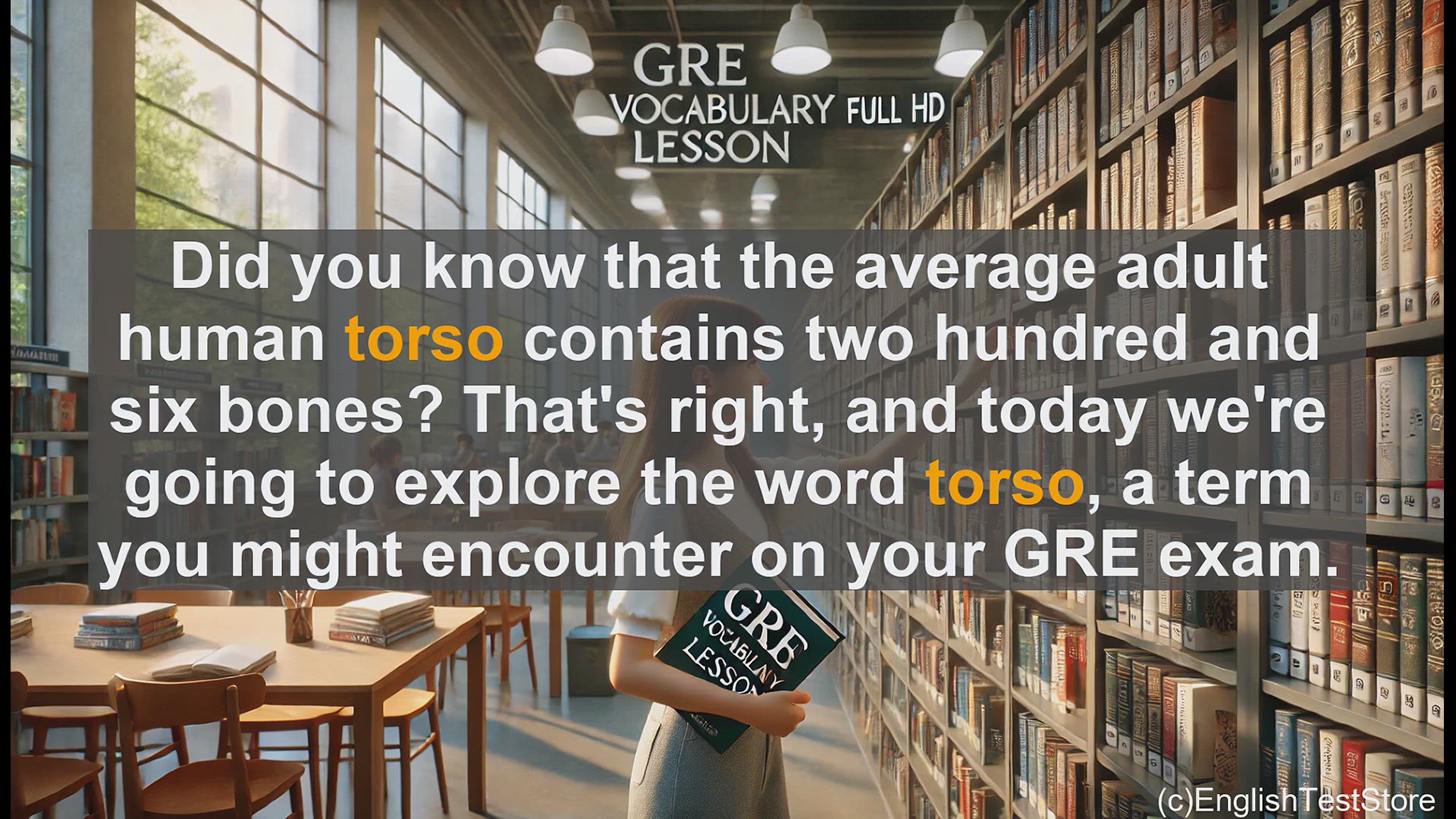 'Video thumbnail for GRE Vocabulary Lesson: Exploring the Anatomy of the Torso'