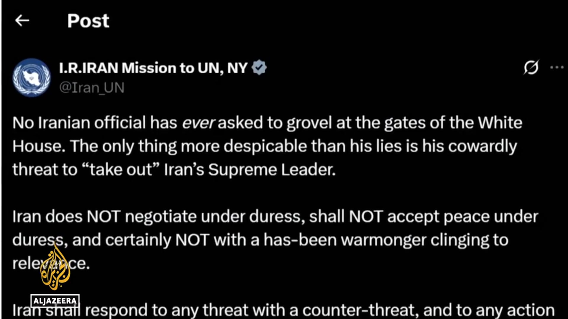 'Video thumbnail for Iran-Israel conflict: White House to decide on deployment of US military'