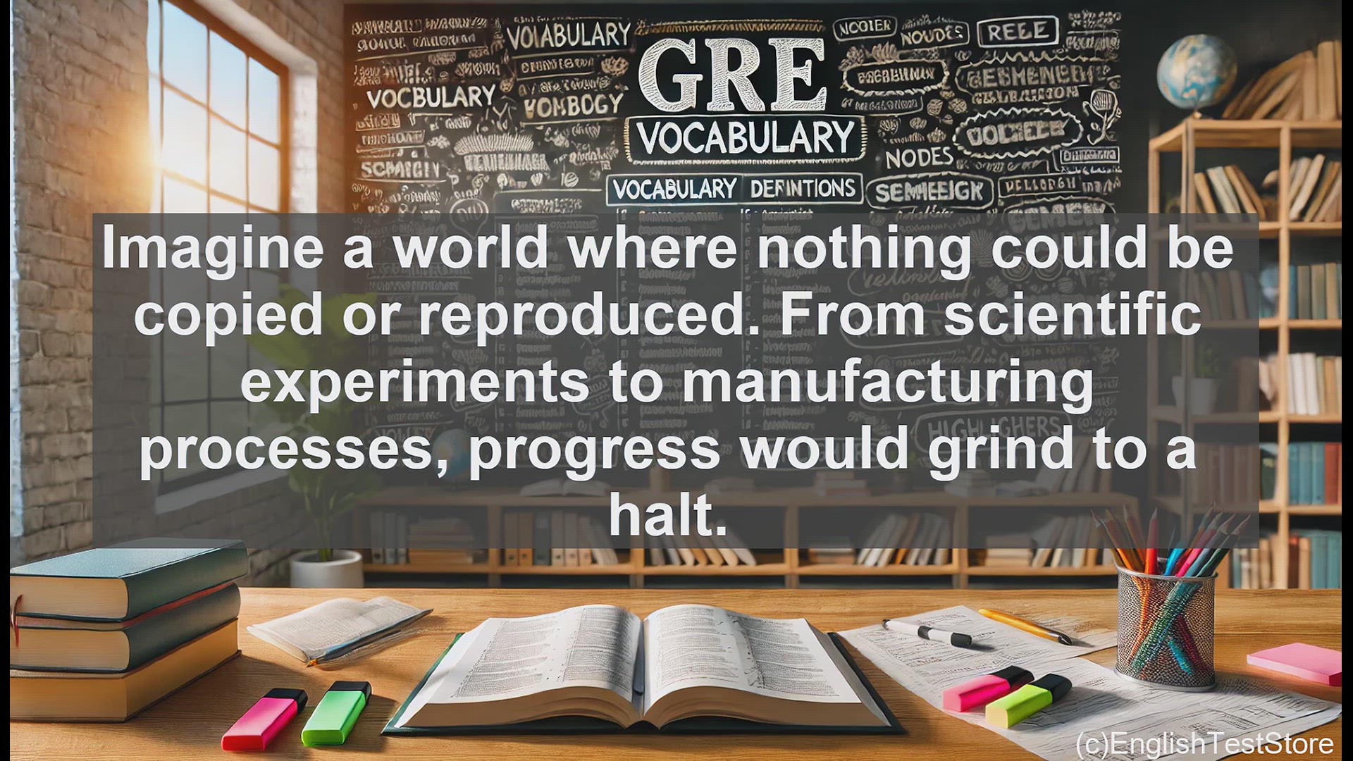 'Video thumbnail for GRE Vocabulary Lesson: Replicate - A Key GRE Vocabulary Word Explained'
