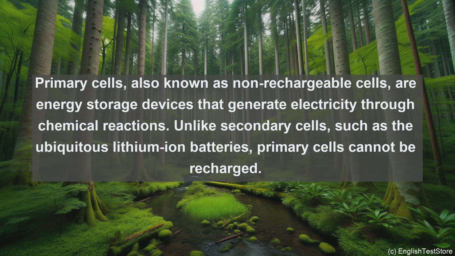 'Video thumbnail for Primary cell in science  definition and examples'