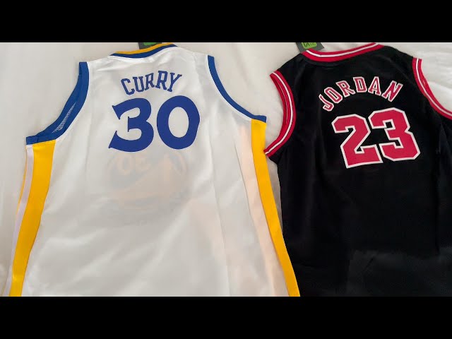 Video thumbnail for Steph Curry vs Michael Jordan Youth Jerseys – Two GOAT Eras, One Legacy!