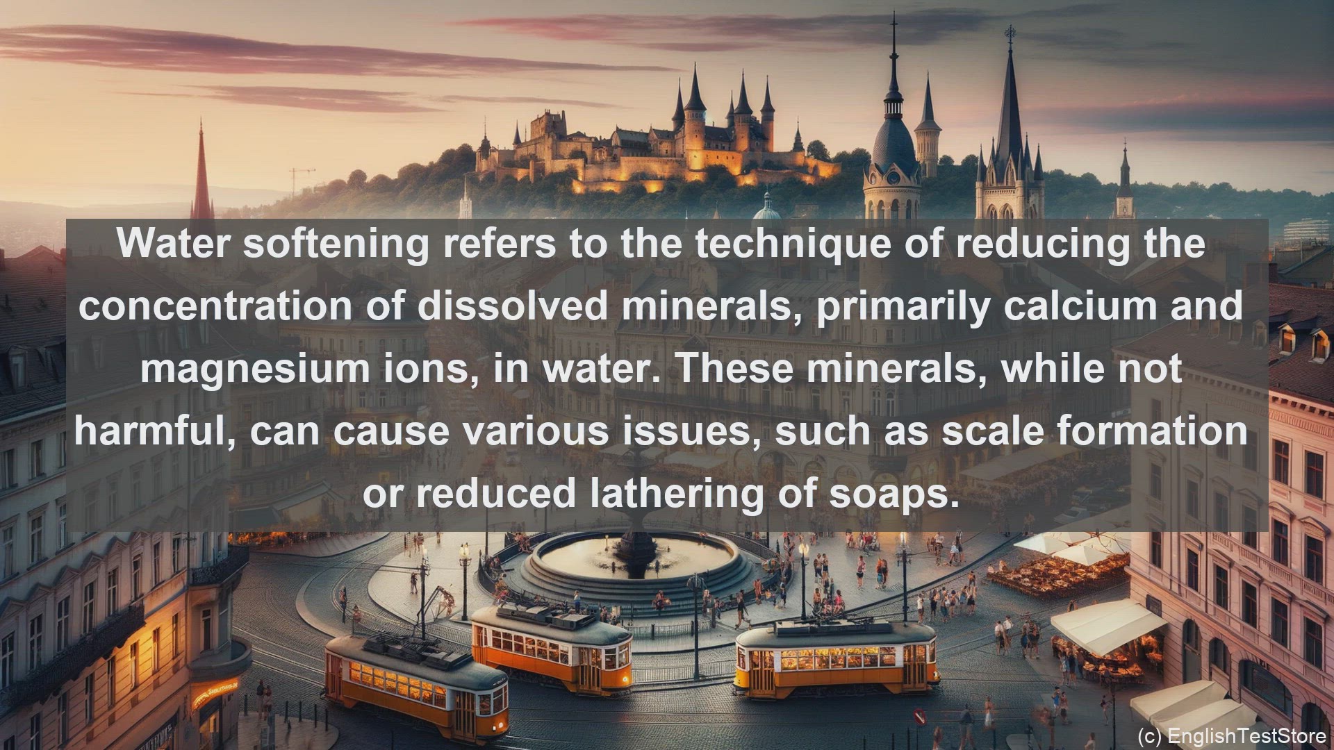 'Video thumbnail for Water softening in science  definition and examples'