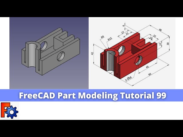 'Video thumbnail for FreeCAD Part modeling Tutorial 99 | FreeCAD Tutorial | Mechnexus |'