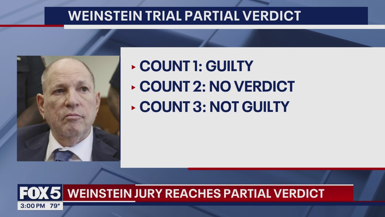 'Video thumbnail for NY News Update: Partial verdict on Weinstein reached; more anti-ICE demonstrations'