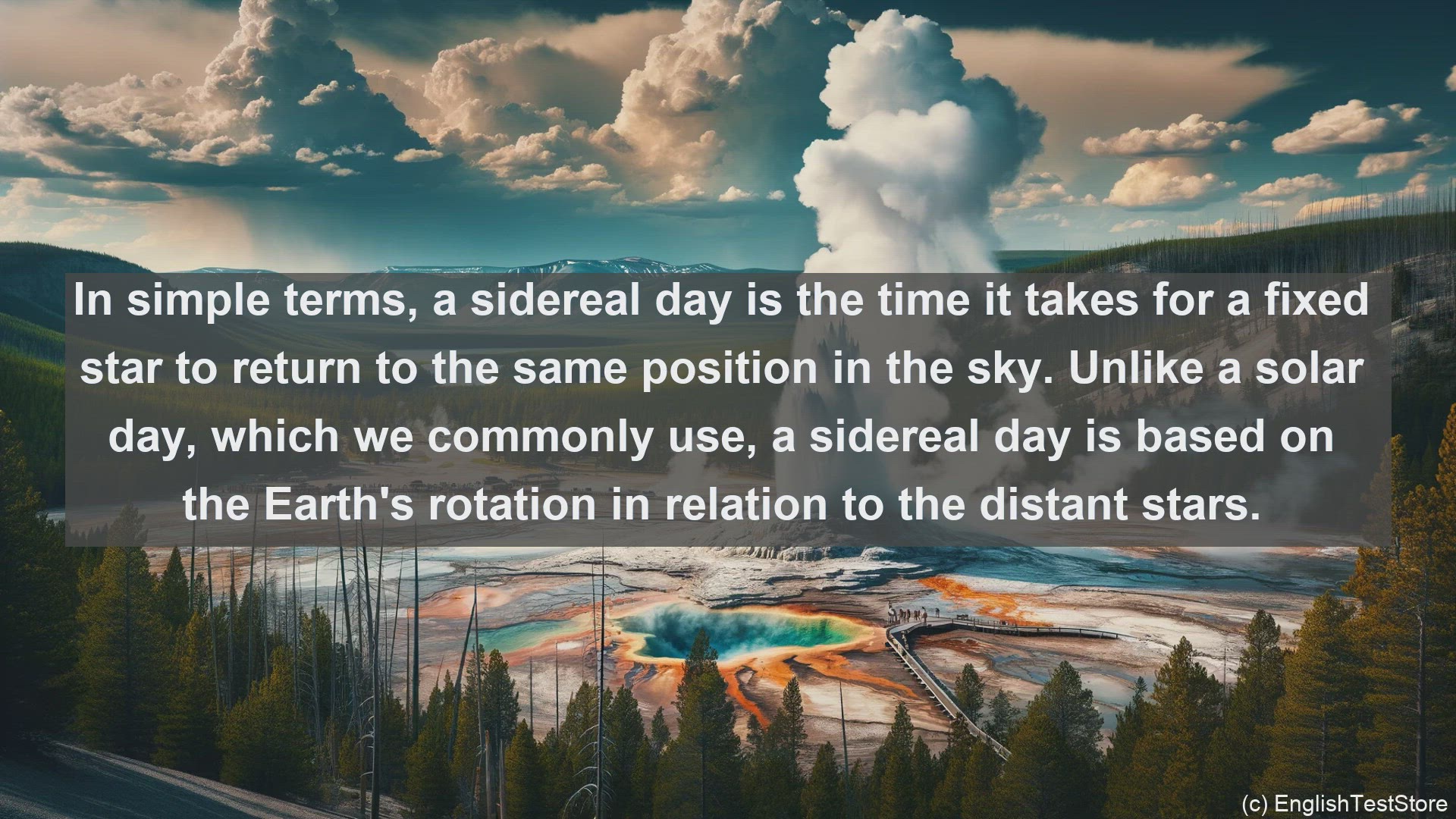 'Video thumbnail for Sidereal day in science  definition and examples'