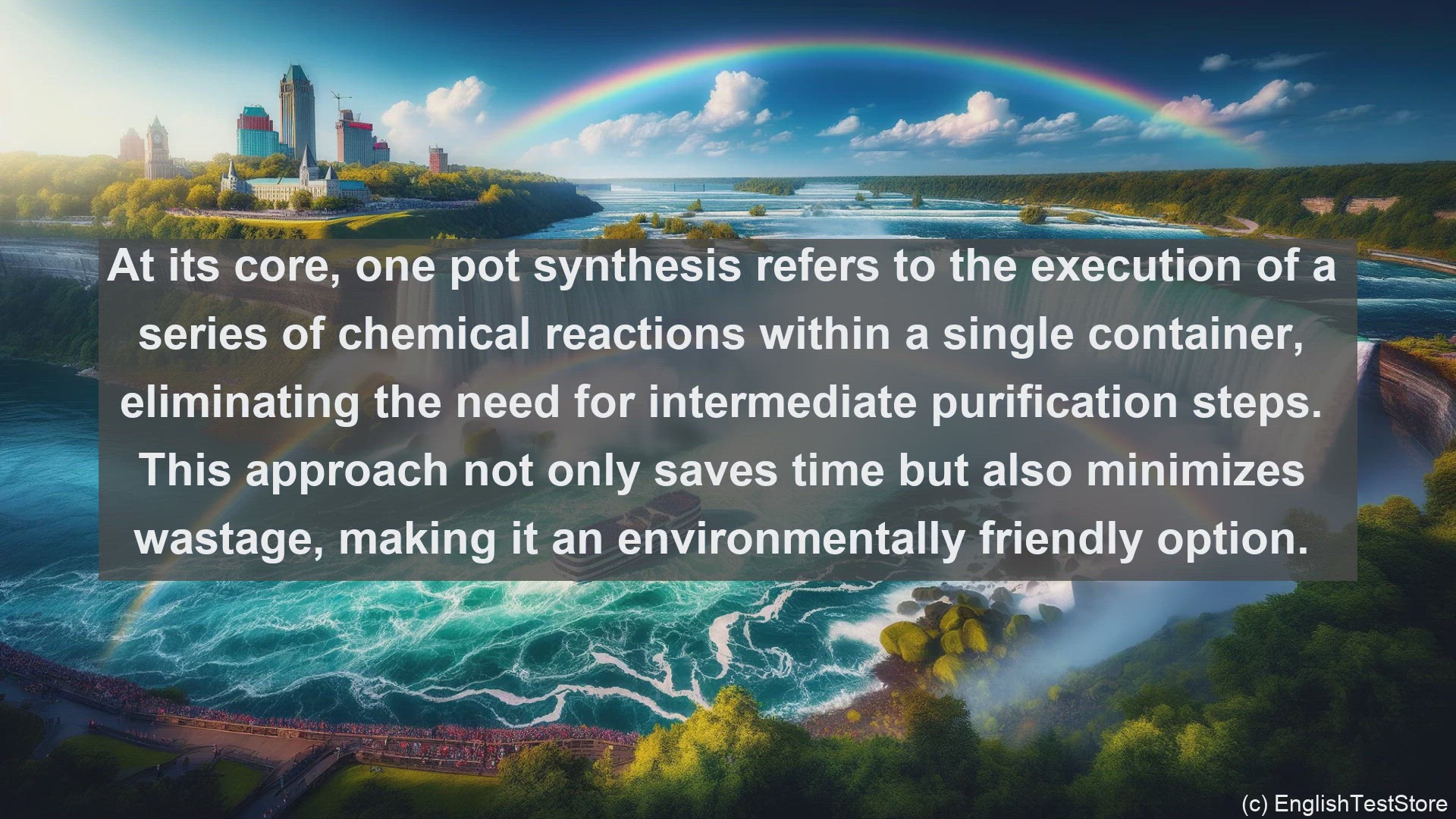 'Video thumbnail for One pot synthesis in science  definition and examples'